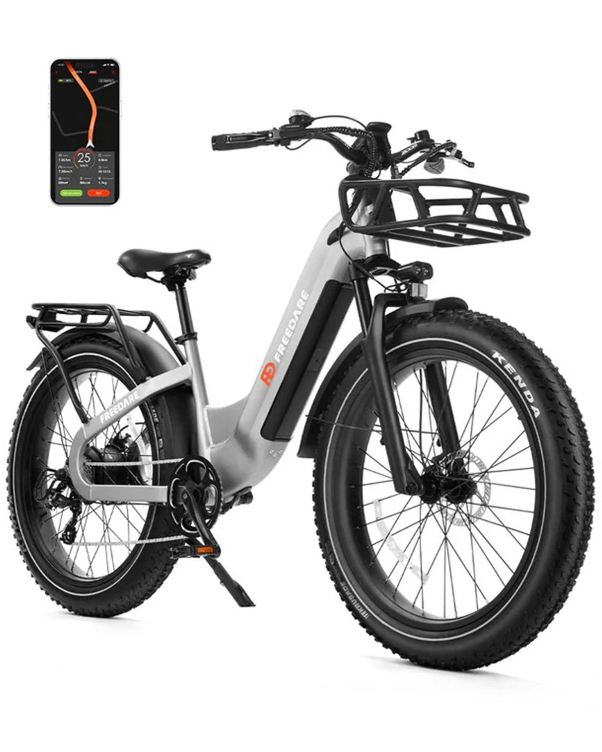 Fat Tire Electric Bike for Adults, 1000W Peak All-Terrain 48V 20Ah e-Bike, 90 Miles UL Certified Mountain Dirt Bike Off Road