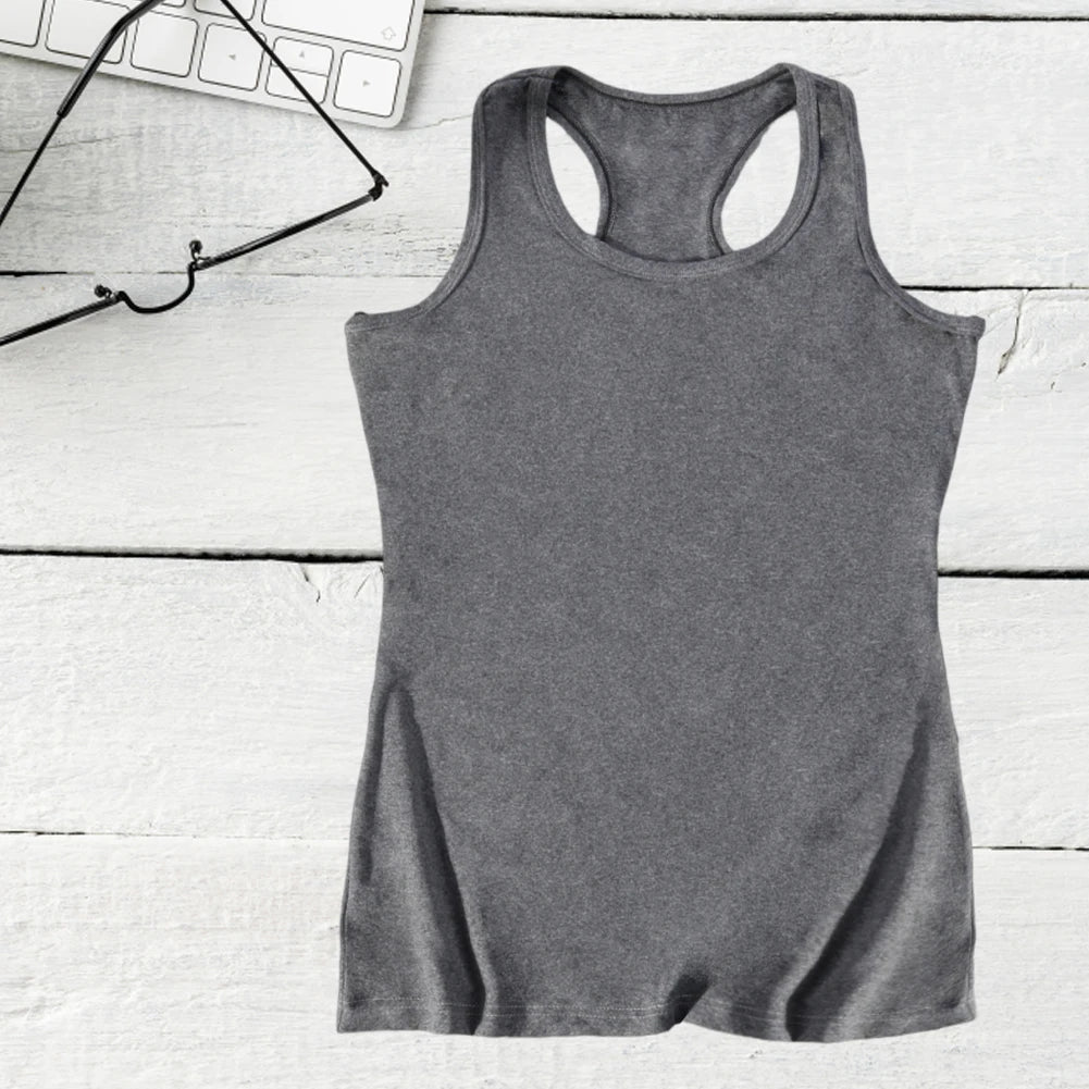 Women Tank Top Sleeveles Racerback Tank Top Summer Basic Cami Top Shirt Fitted Tank Top