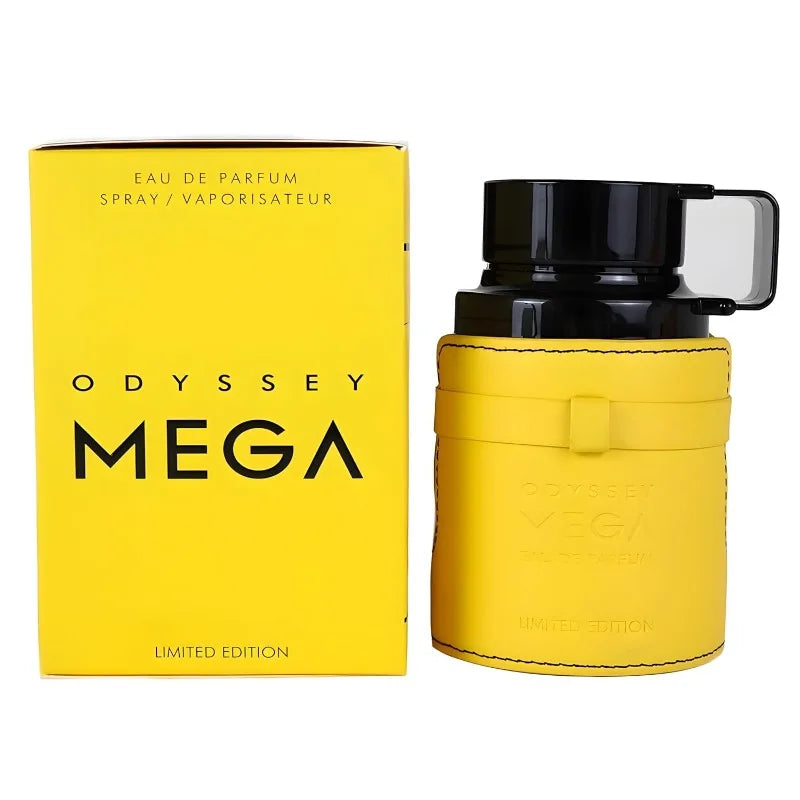 Armaf Odyssey Mega Man Eau de Parfum Spray 100ml Original Arab Perfumes Lasting Woody Aromatic Perfume Cologne for Men Makeup