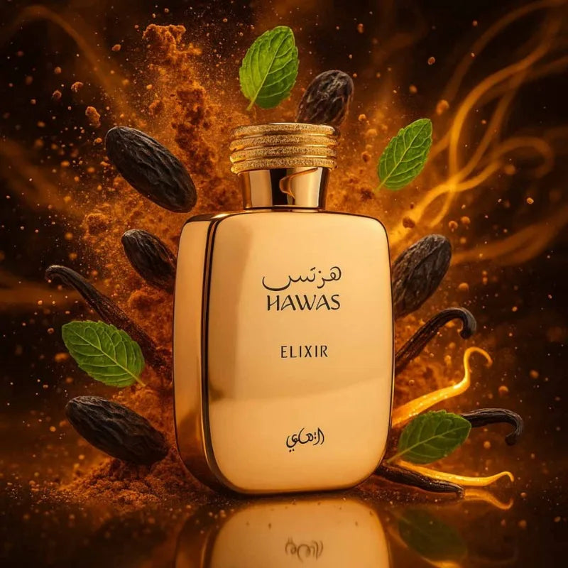 100ML RASASI Hawas Elixir EDP Para Hombre Pheromone Fragrance Arabian Women's Perfume Pheromone Cologne for Man Birthday Present