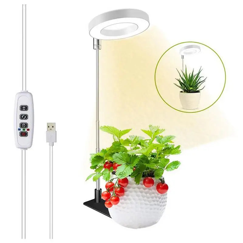 Plant Lights for Indoor Growing Sun Simulation Fill Lamp for Flower LED Full Spectrum Grow Lights for Indoor Plants with 360