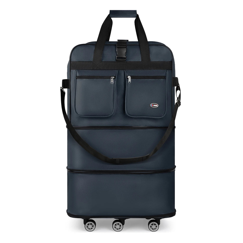 30/36/40 Inch Foldable Expandable Suitcase Bag Water-resistant Large Capacity Rolling Travel Luggage Bag For Moving Storage