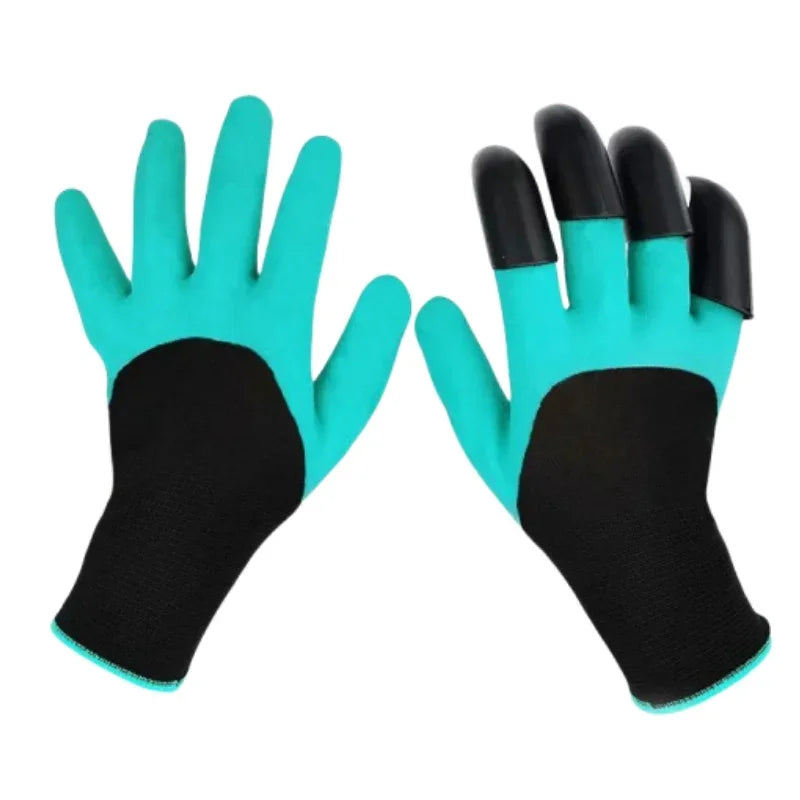 Garden Gloves with Claws Breathable Gardening Work Claw Gardening Gloves, for Planting Puncture Resistant Garden Gloves Digging