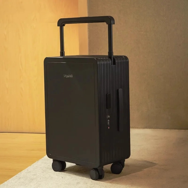 Wide Handlebar Rolling Luggage High-quality Durable PC Material Travel Balance Trolley Suitcase with 360° Spinner Wheel TSA Lock