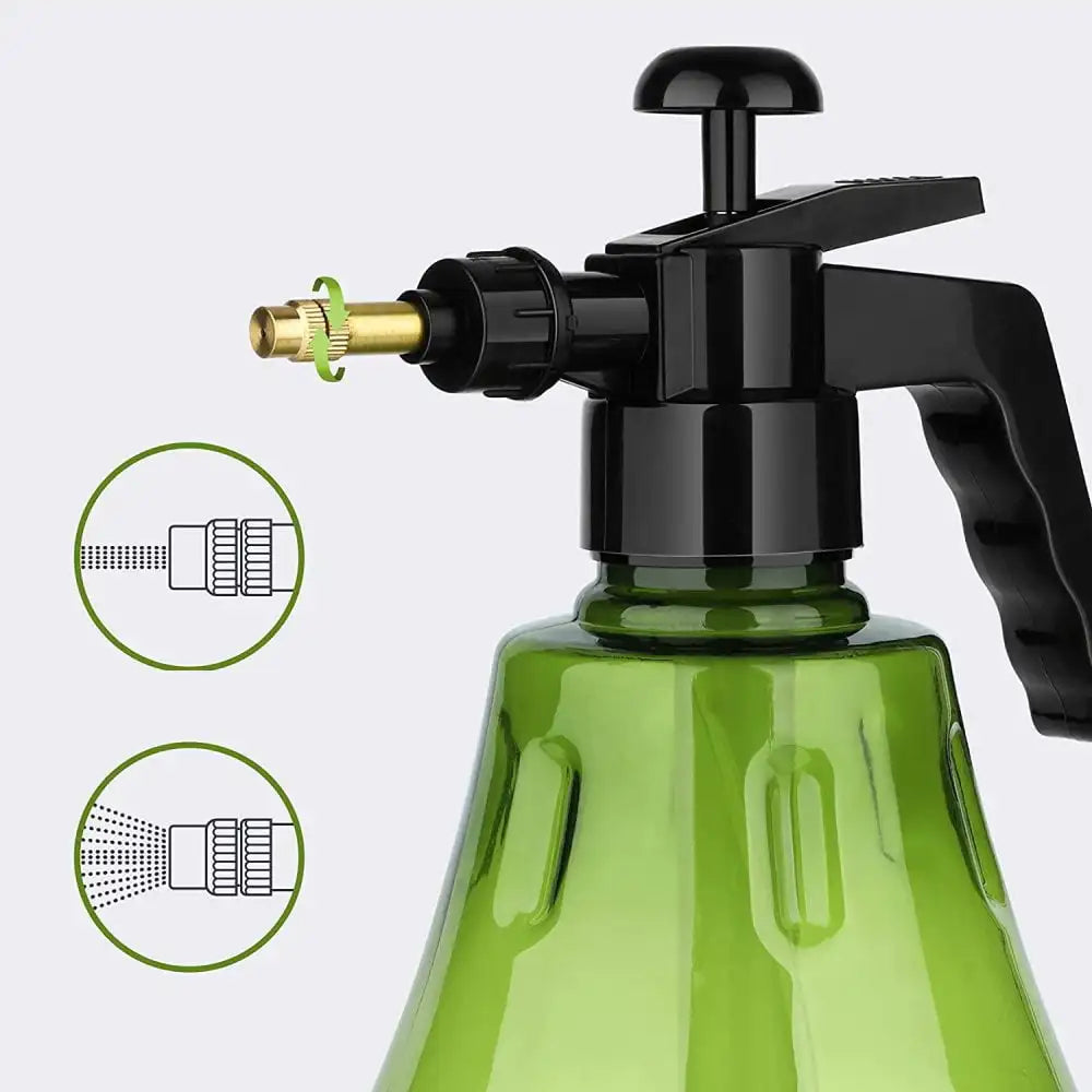 Pressure Spray Bottle Handheld Garden Lawn Pump Watering Can with Adjustable Nozzle Car Wash Plastic High-Pressure Mist Sprayer