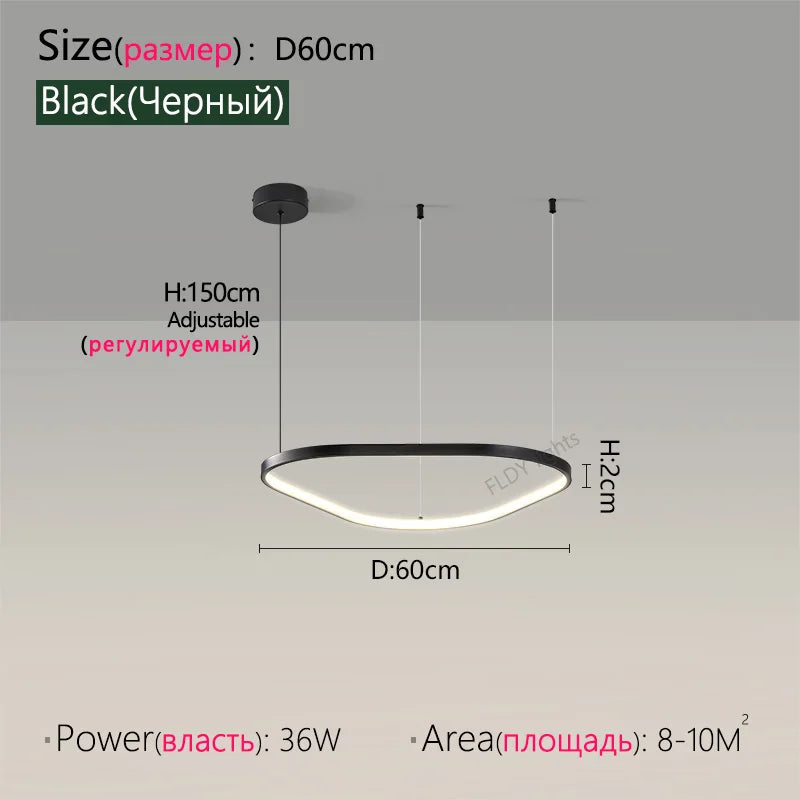 Modern Designer Chandelier Hanging Lamp Pendant Lamps for Ceiling Modern Home Decor Ornaments Interior Lighting Pendant Lamp