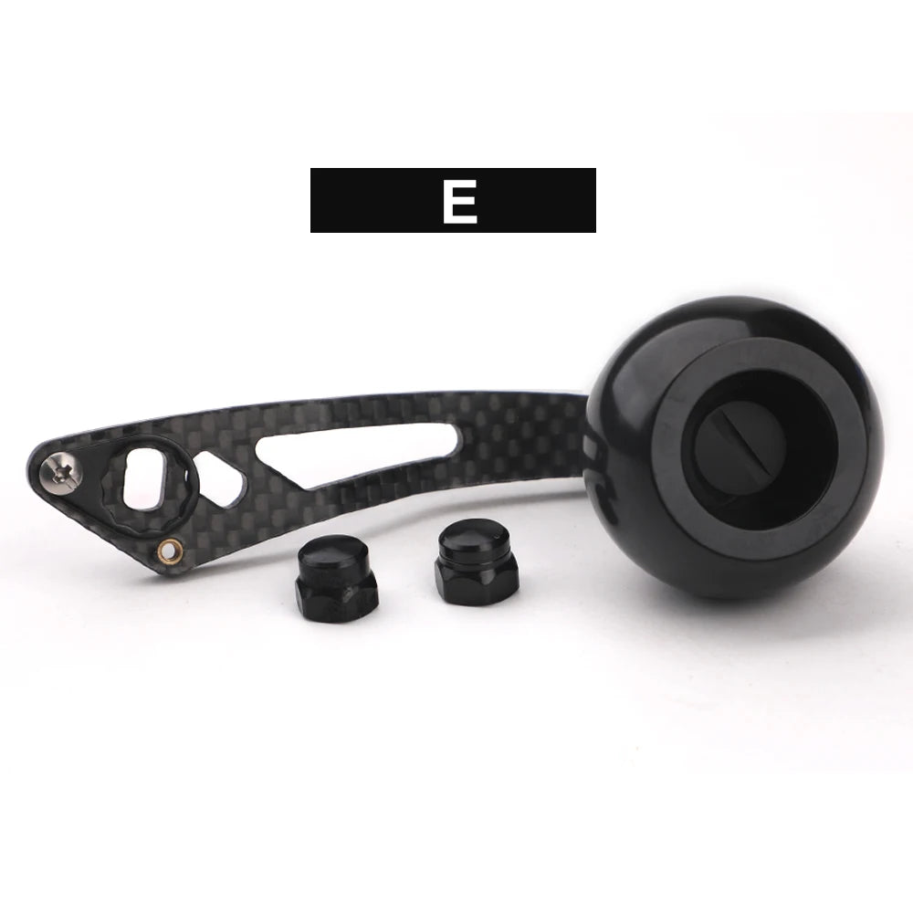 ROLLFISH Fishing Reel Handle Rocker Arm Carbon Fiber Light Weight 28g Ergonomic Design Multicolor Fishing Tools Accessories