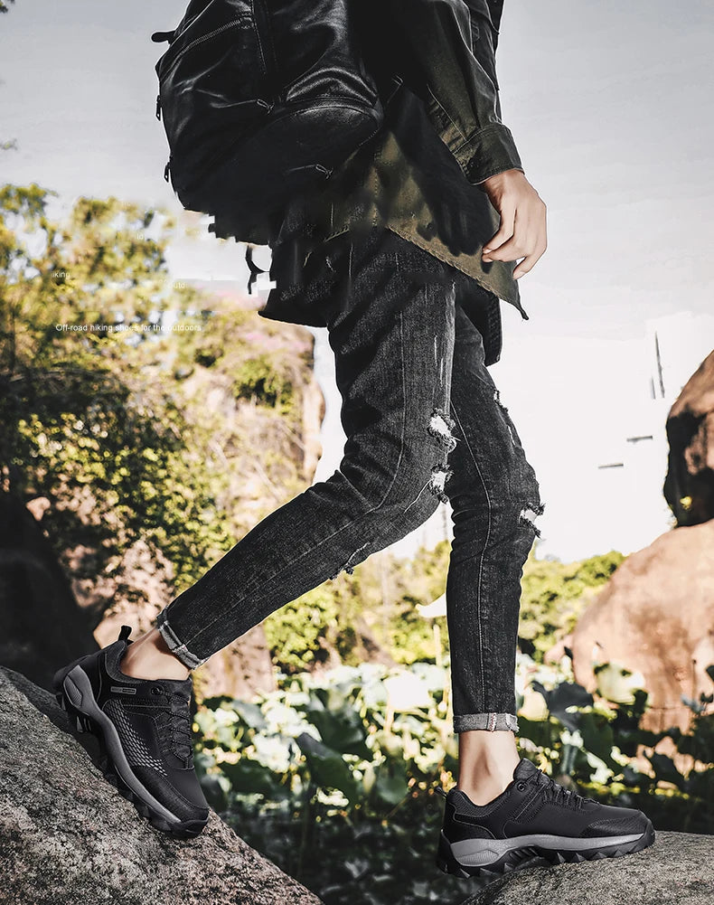 Men Boots Outdoor Sneakers Men Shoes 2024 New Fashion Male Casual Footwear Comfortable Tenis Masculino Botas Men Sneakers Shoes