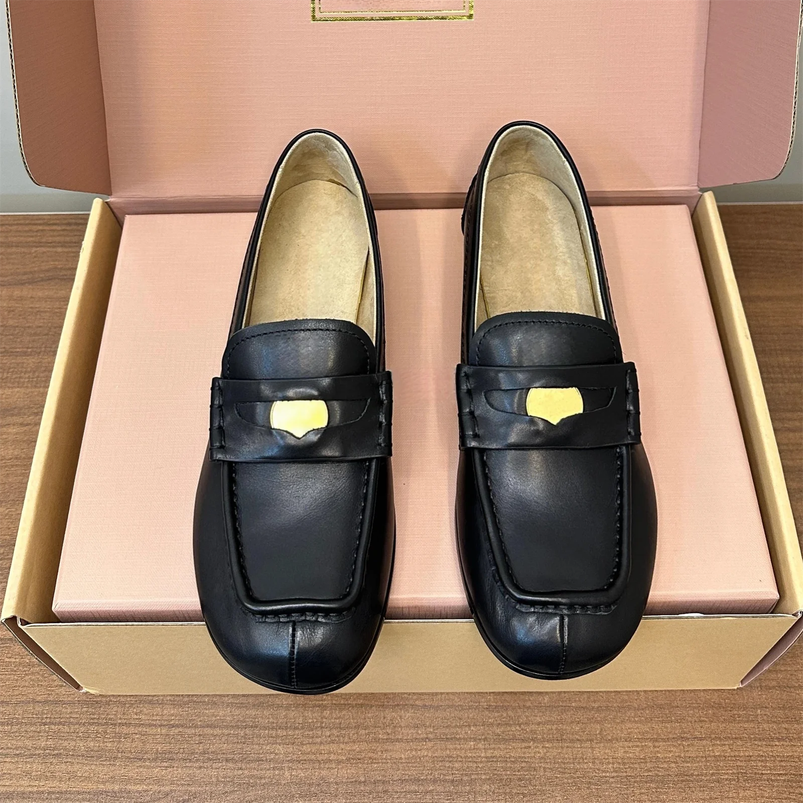 2025 Newest Summer Genuine Leather Open-Toe Flat Heel Woman Slippers Flower Decora Mules Slides Bohemian Sandals Bota Feminina