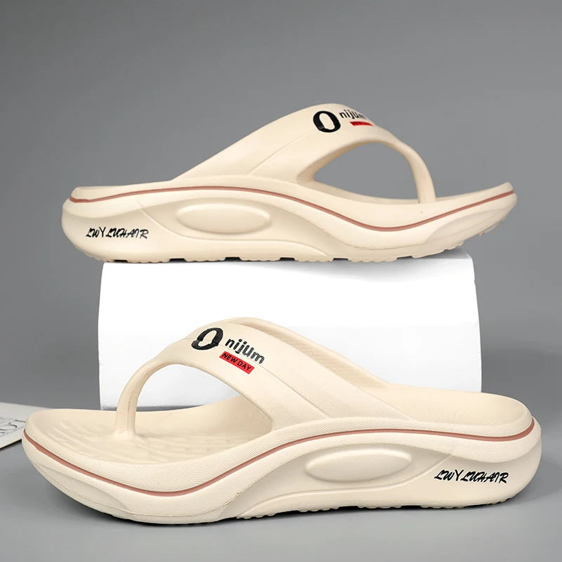 Men's Slippers Flip Flops Outdoor Indoor Comfortable Soft Slides Casual Shoes Men Beach Sandals Outdoor Men Women Home Slippers