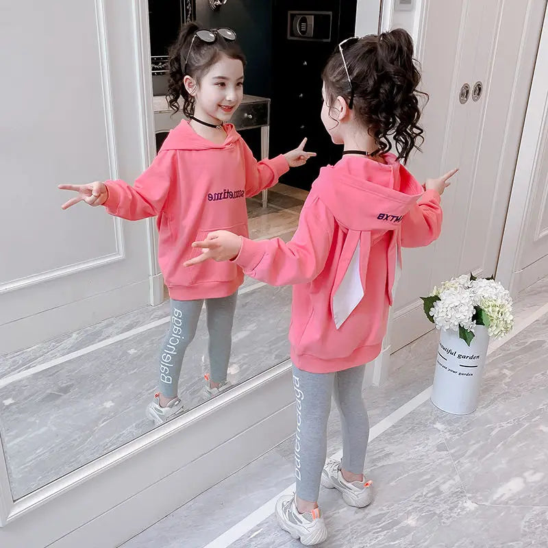 Girls Clothes Set Spring Autumn Jacket + Trousers Pants 2 PCS Children Clothing for Girl Teen Kids Girls Clothes 8 10 11 12 Year