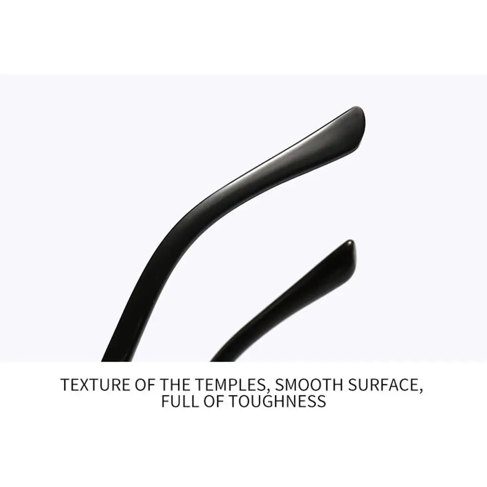 Trendy Rimless Sunglasses for Women Men Rectangle Fashion Shades Small Square UV400 Sun Glasses For Female Male Traveling Oculos