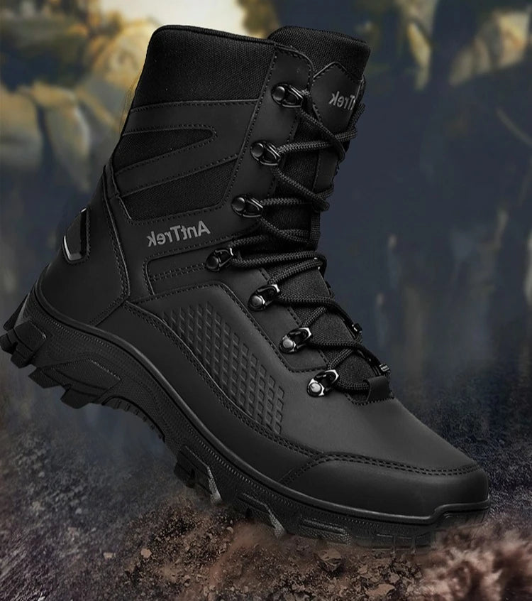 Hiking Shoes Men Outdoor Anti-slip Breathable Comfortable Casual Sports Shoes Men Thick-soled Shock-absorbing Combat Boots Men