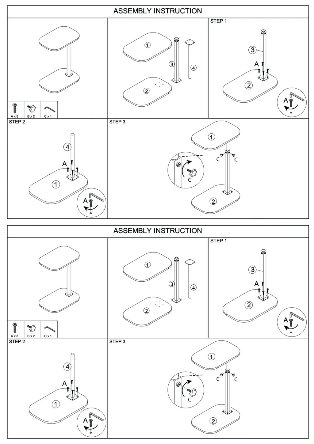 Sofa Side Table C-Shaped Coffee Tea Table Simple Mobile Storage Desk Bedside Corner Small Sofa Sides Cabinet Family Tea Tables