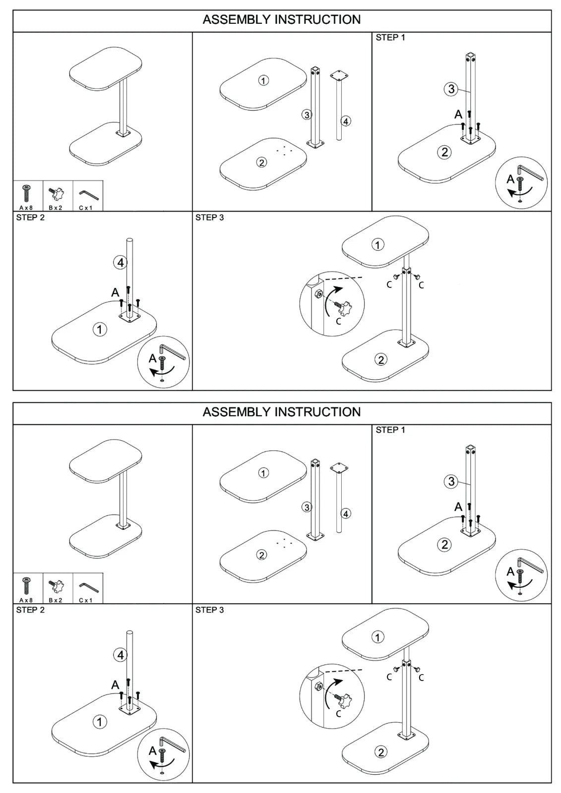 Sofa Side Table C-Shaped Coffee Tea Table Simple Mobile Storage Desk Bedside Corner Small Sofa Sides Cabinet Family Tea Tables