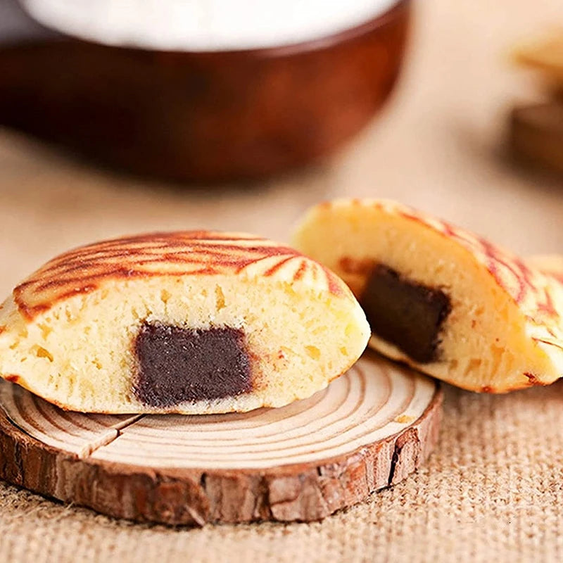 Kitchen Japanese Taiyaki Double Fish Shaped Hot Dessert Waffle Cake Maker Pan Japanese Pancake Double Pan Fry Pan Waffle Molds