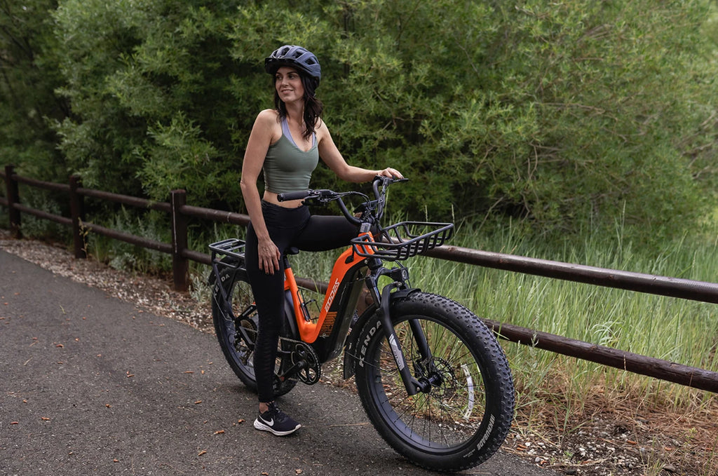 HEZZO Electric Bike for Adults 750W Peak Motor 20MPH Ebike 52V 17AH Battery Adult Electric Bicycles 26" x 4.0 Fat Tires 60 Miles