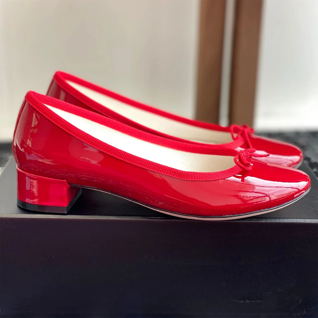 2025 Newest Genuine Leather Round-Toe Ankle-Strap Woman Flats Mary Janes Ballet Dance Shoes Banquet Shoes Woman Sapato Feminino