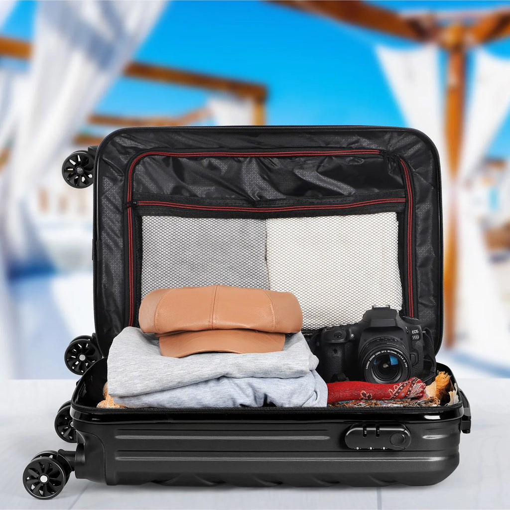 Carry On Luggage 20" Suitcase Spinner Wheels TSA Lock Airline Approved