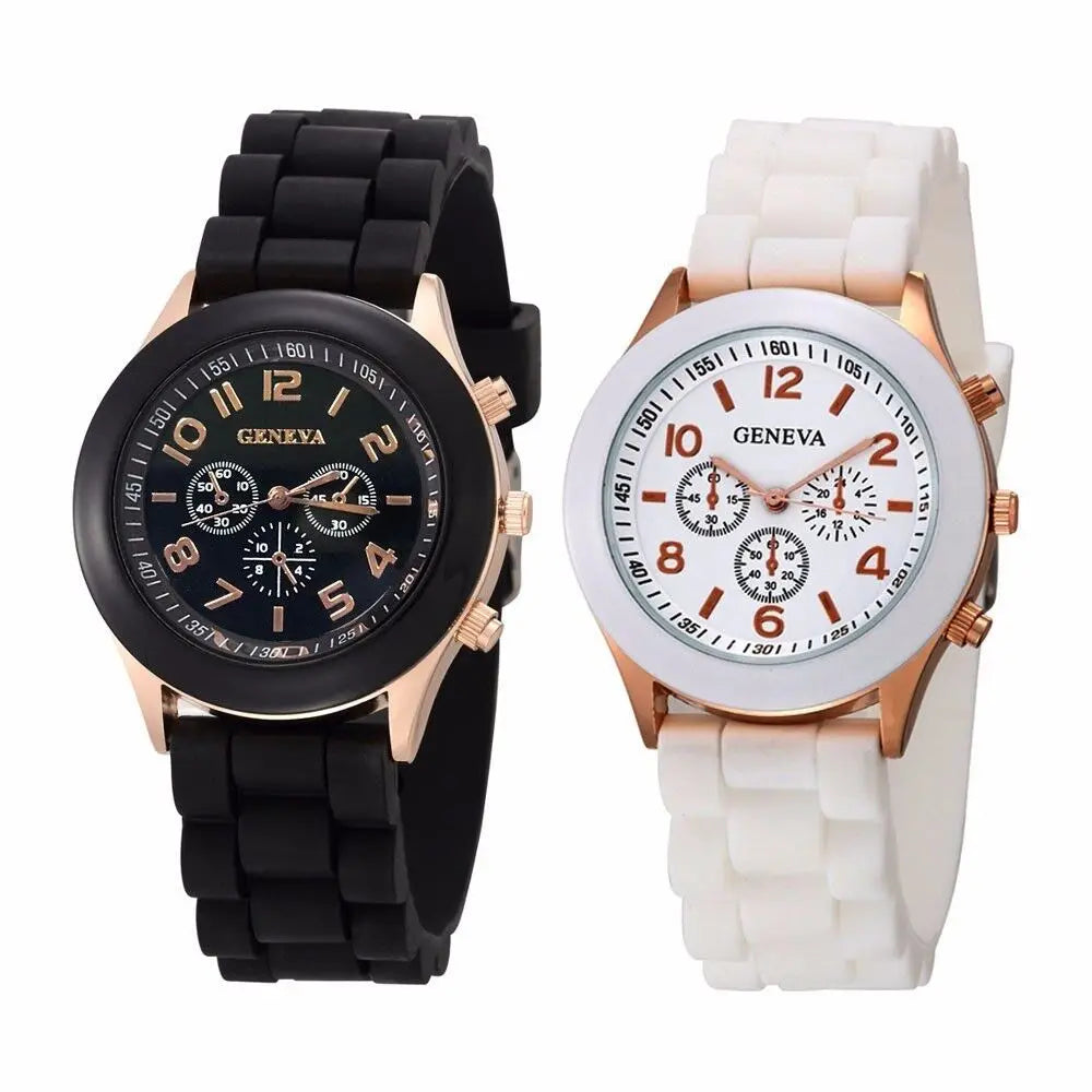 Women Watches 2025 New Fashion Luxury Brand Women's Watch Silicone Strap Quartz Wrist Watch For Female Relogio Feminino Zegarki