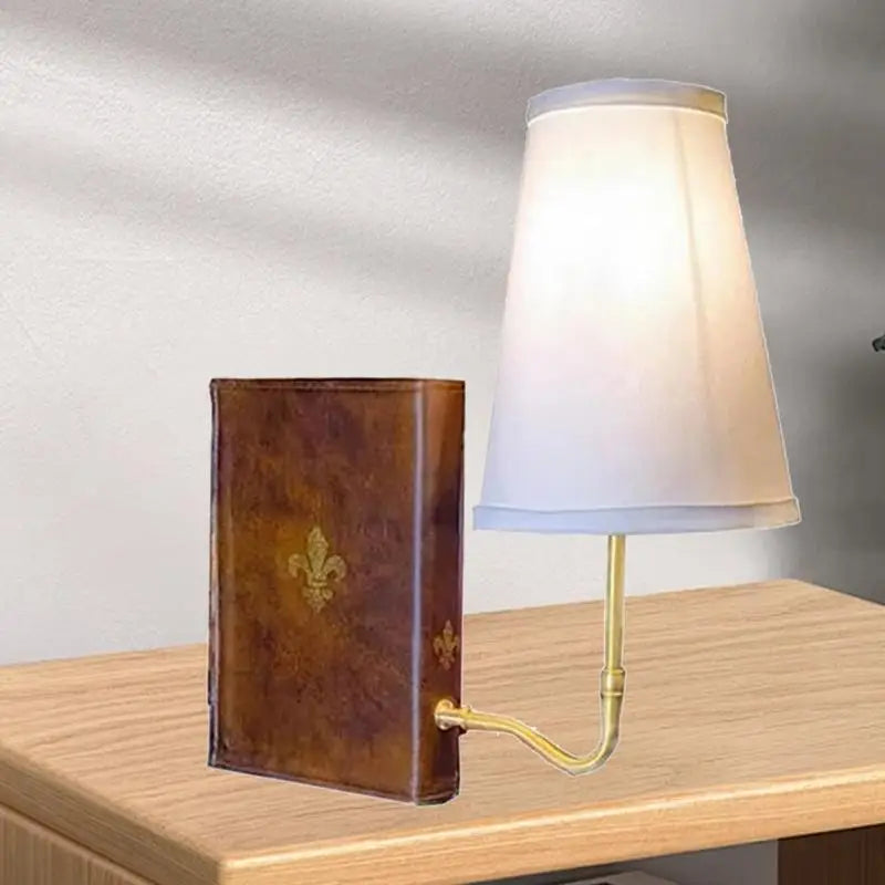 Literature Book Lamp Vintage Book Design Table Lamp Bookshelf Light Unique Decorative Shelf Lamp For Living Room Home Offices