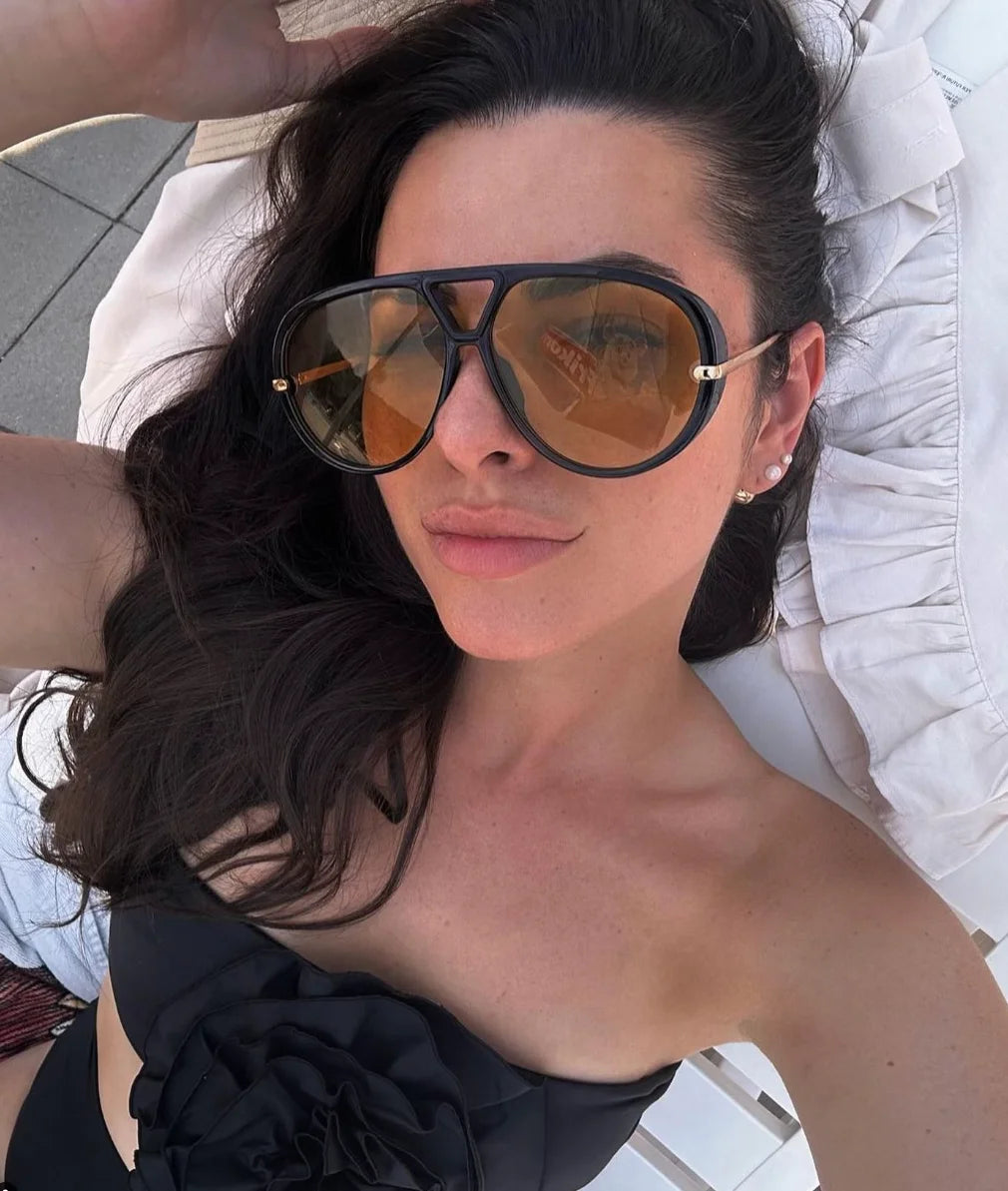 Women Brand Designer Luxury Sun Glasses Sex Vintage Oversized Sunglasses Female Black Fashion Oculos De Sol #300864
