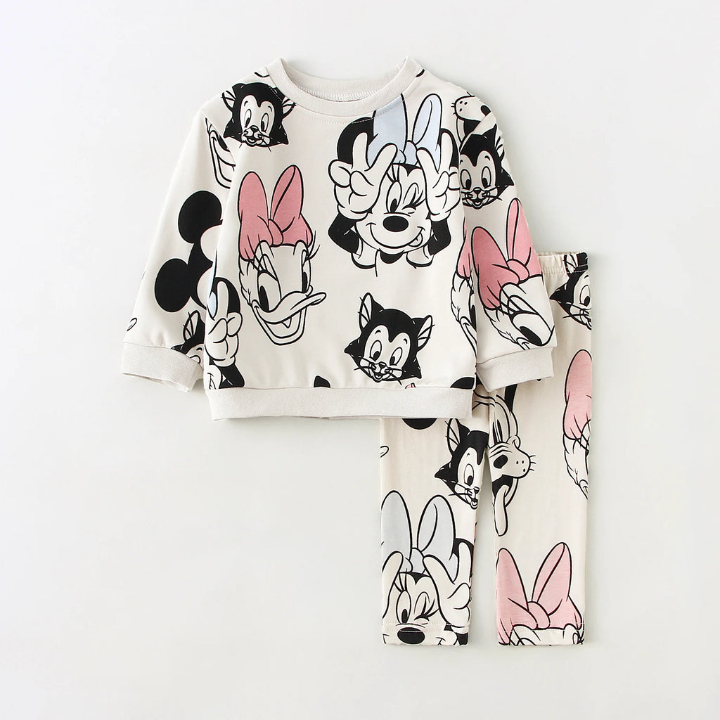 Baby Girl Clothes Sets Spring Autumn 0-4Y Fashion Girls Sweatshirts + Leggings Toddler Girl Outfits Sets