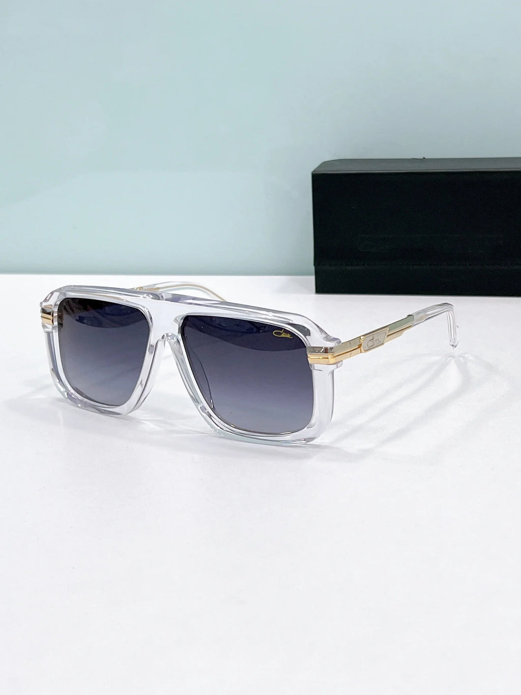 New Arrival ORIGINALCAZAL MOD8050 Classic Polarized Gradient Men Eyewear Tortoise Acetate+Alloy Frame Luxury Women Sunglasses