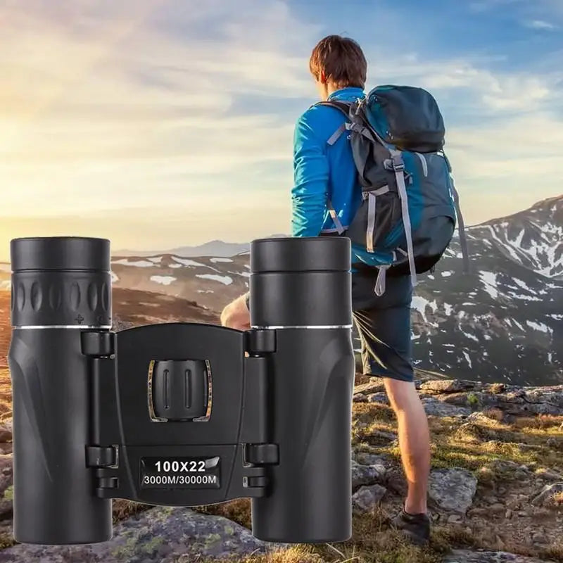 High Powered Binoculars Small Binoculars For Travel With Low Light Vision Long-Range Exploration Tools For Stargazing Outdoor