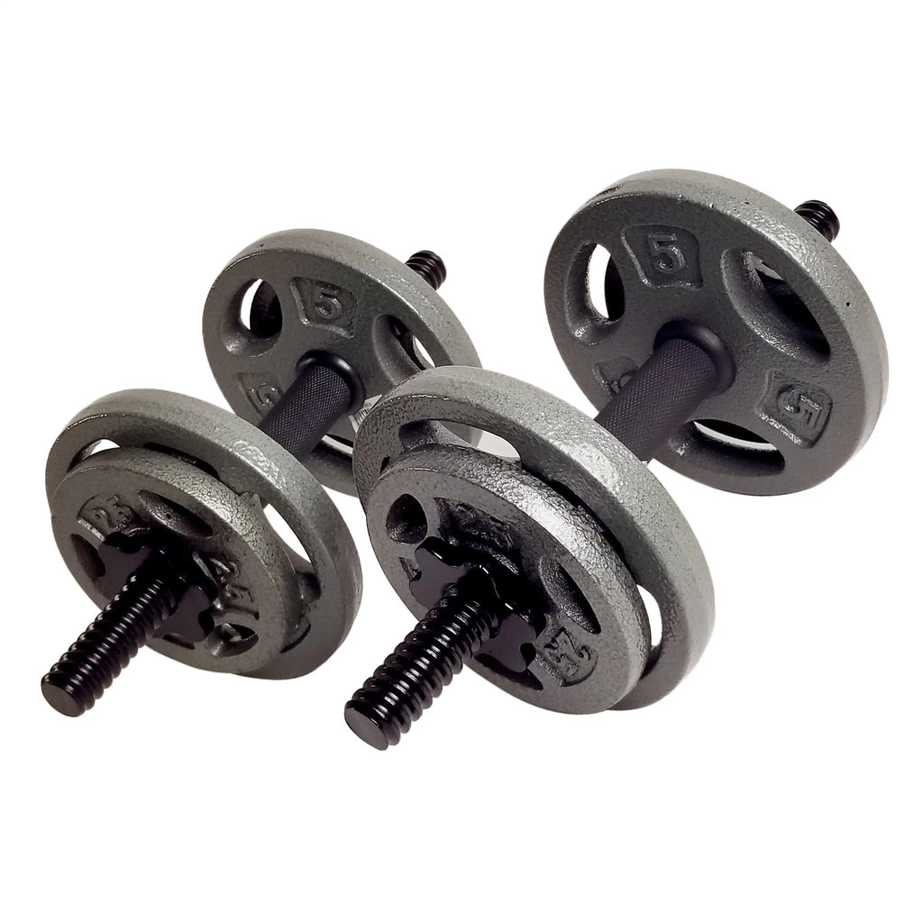 10lb Standard Weight Lifting Grip Plate, Pair,Made of solid cast iron