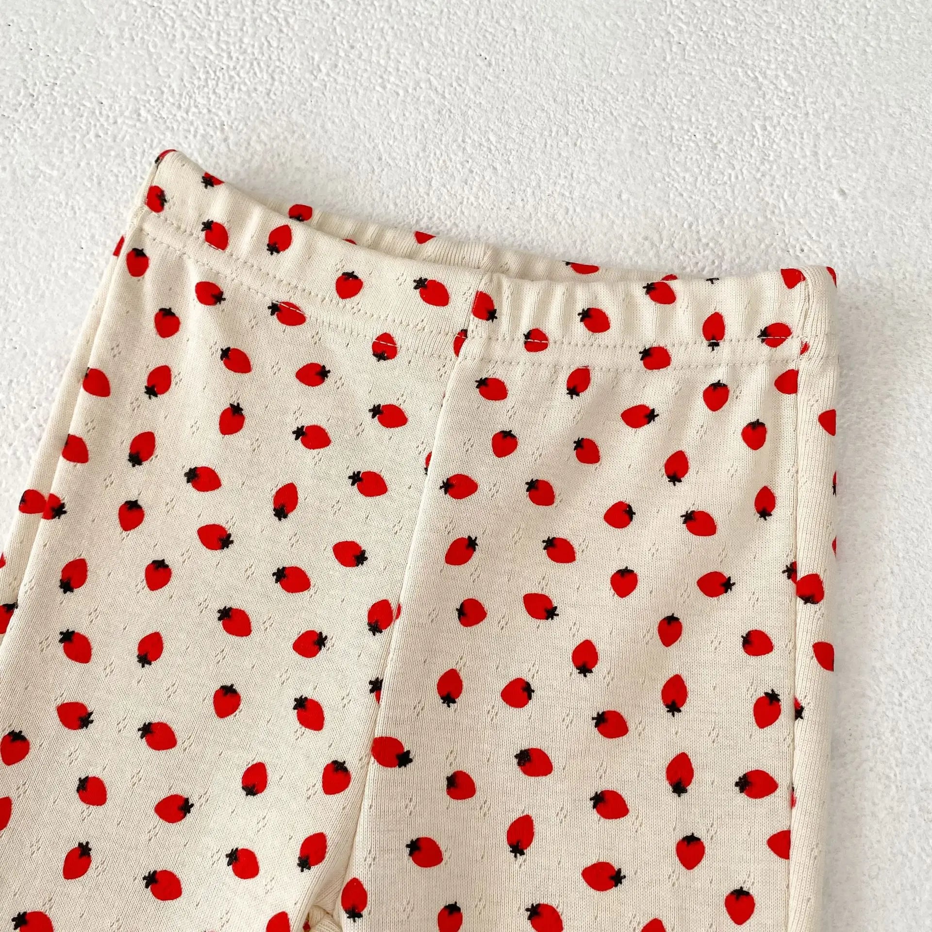 2025 New Korean Version Autumn Baby Girl Floral Micro Print Baby Leggings Baby Mosquito Proof Pants