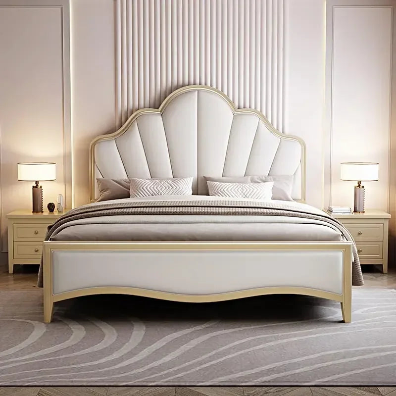 Design Double Bed Frame Sale Wooden Adult Modern Bases Bed Frames Bedroom Headboards Muebles De Dormitorio Home Furniture