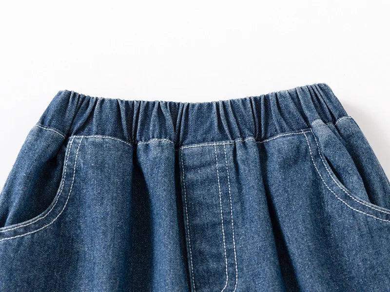 Cotton Baby Boy Denim Shorts 6 to 9 12 18 24 Months Black Child Jeans Shorts for Boys Clothes Casual Pants Summer Short Trousers