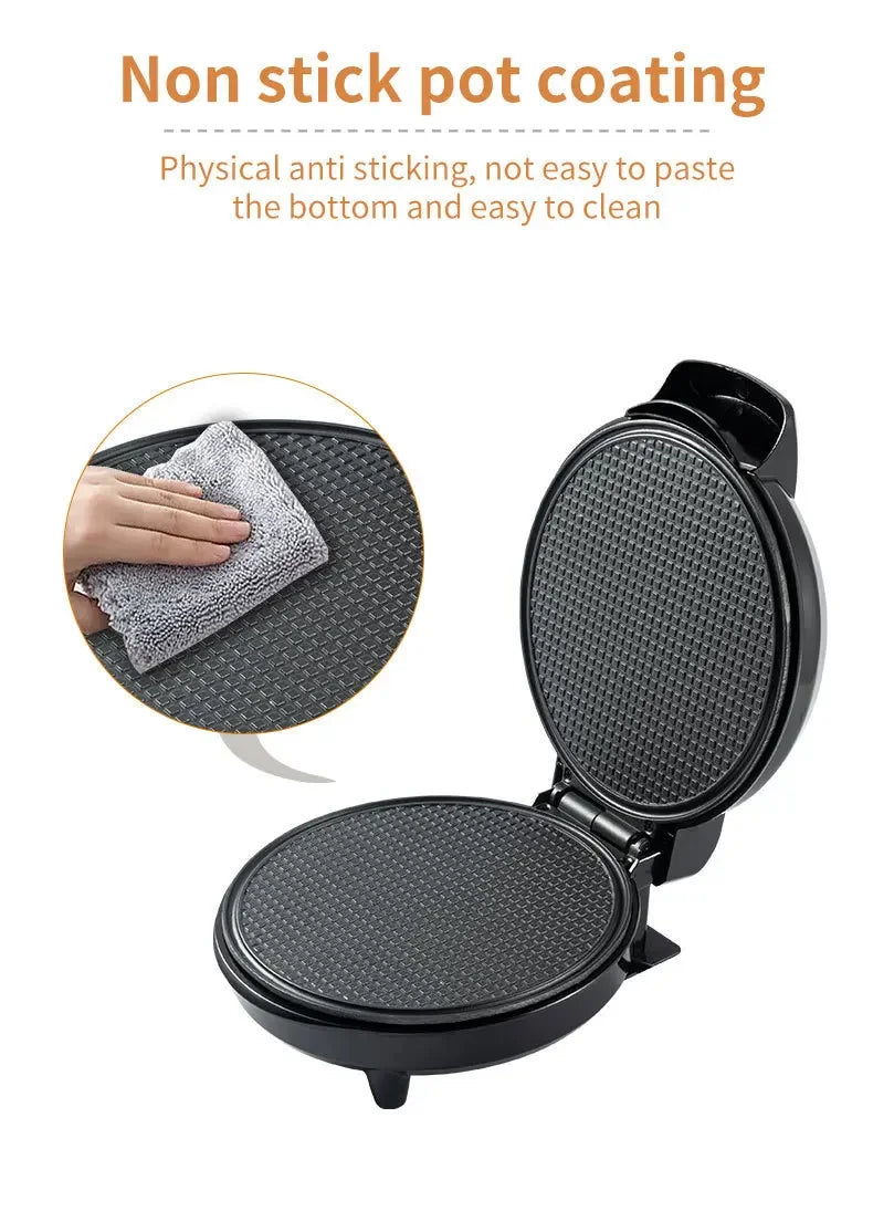 Electric Crispy Egg Roll Maker Omelet Sandwich Iron Crepe Baking Pan Waffle Pancake Oven DIY Ice Cream Cone Machine