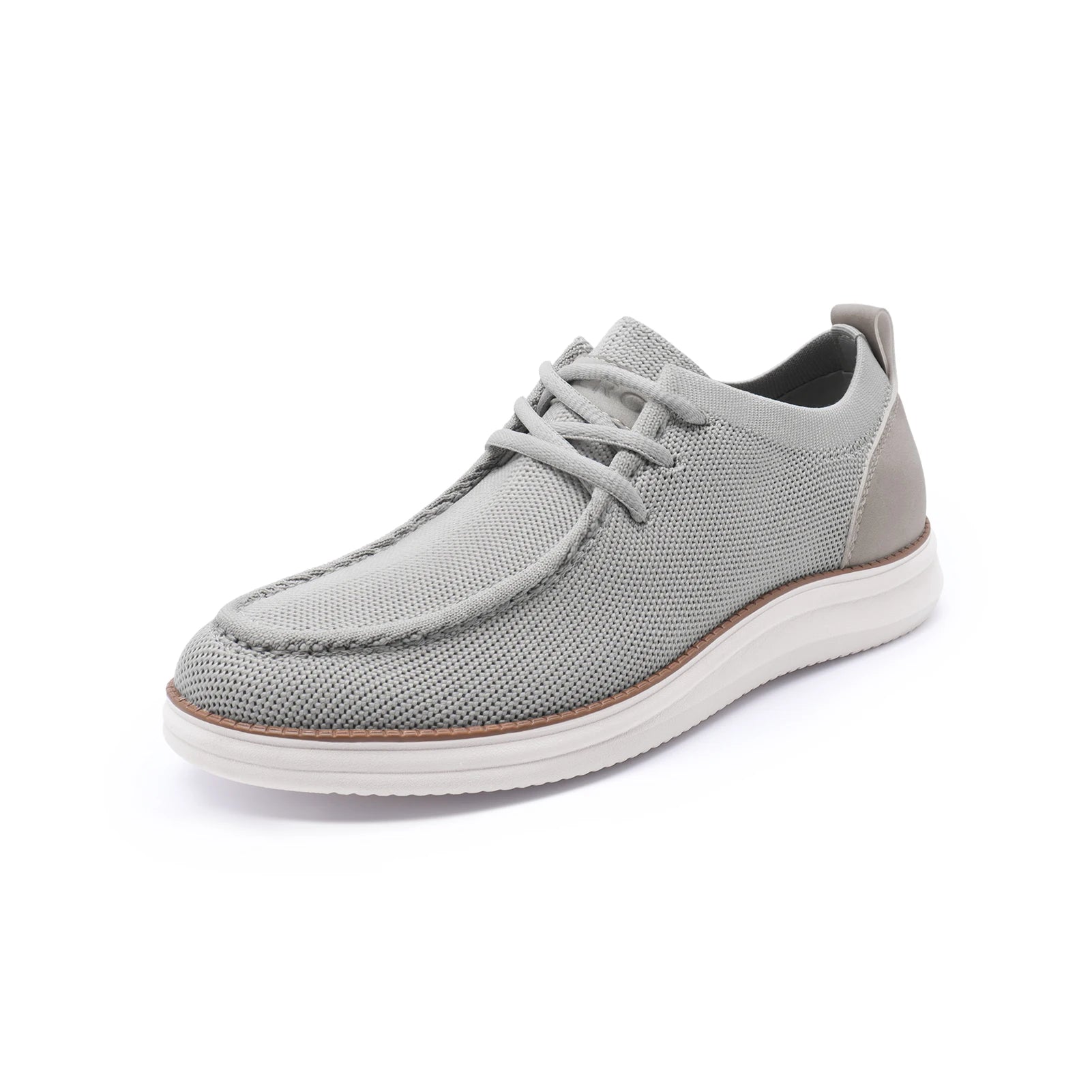 Mens Casual Shoes Wide Loafers Comfortable Walking Slip On Lightweight Breathable Lace Up Shoes