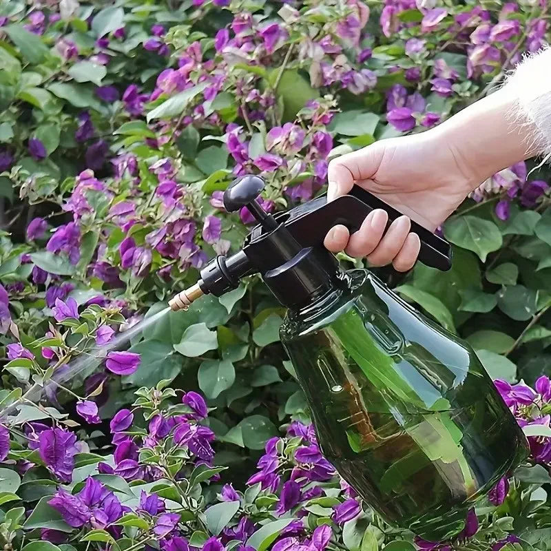Pressure Spray Bottle Handheld Garden Lawn Pump Watering Can with Adjustable Nozzle Car Wash Plastic High-Pressure Mist Sprayer
