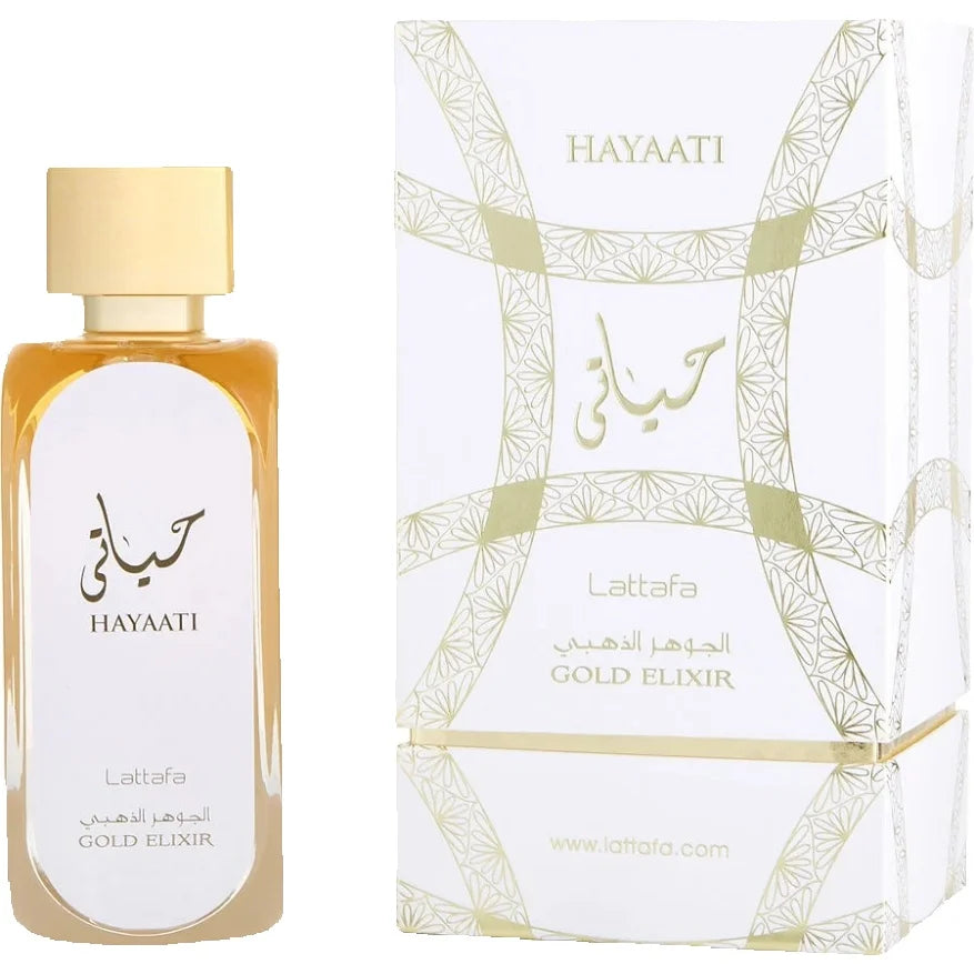 Lattafa Hayaati Gold Elixir for men Eau De Parfum Spray 100ml