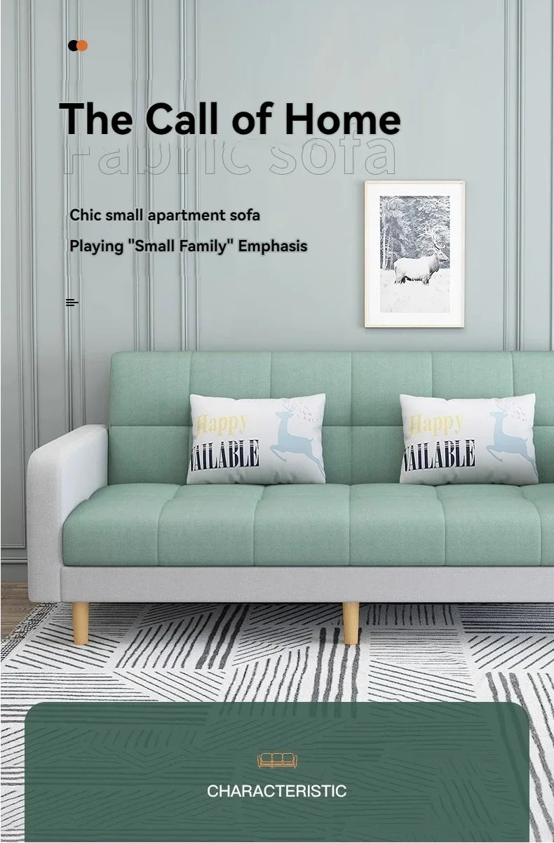Living room sofa Small-sized folding sofa bed dual-use double-occupancy room bedroom small simple apartment small sofa