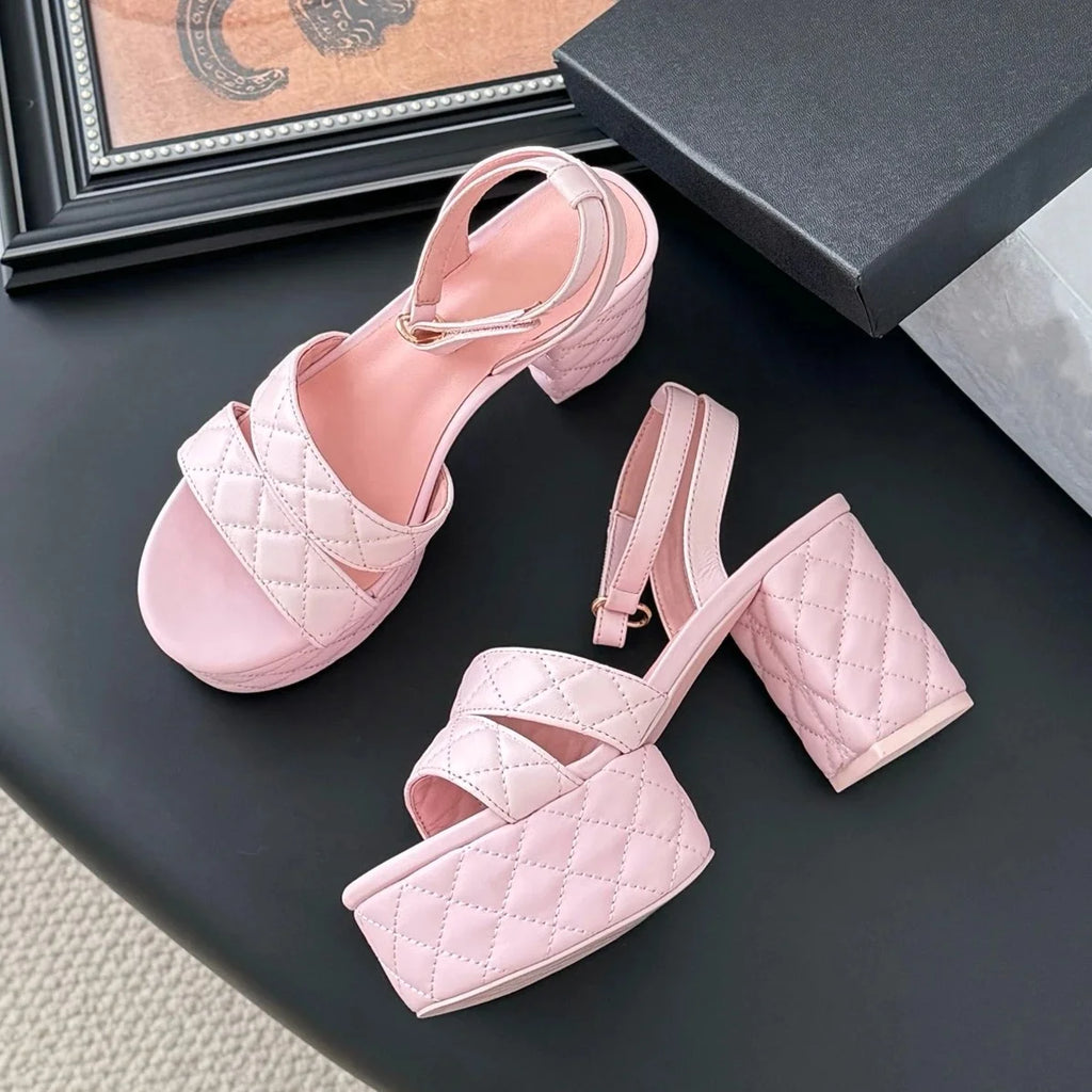 Concise Mules Shoes Genuine Leather Pointed-toe Flat Heel Gladiator Sandals Beach Shoes For Woman Exclusive Lazy Bota Feminina