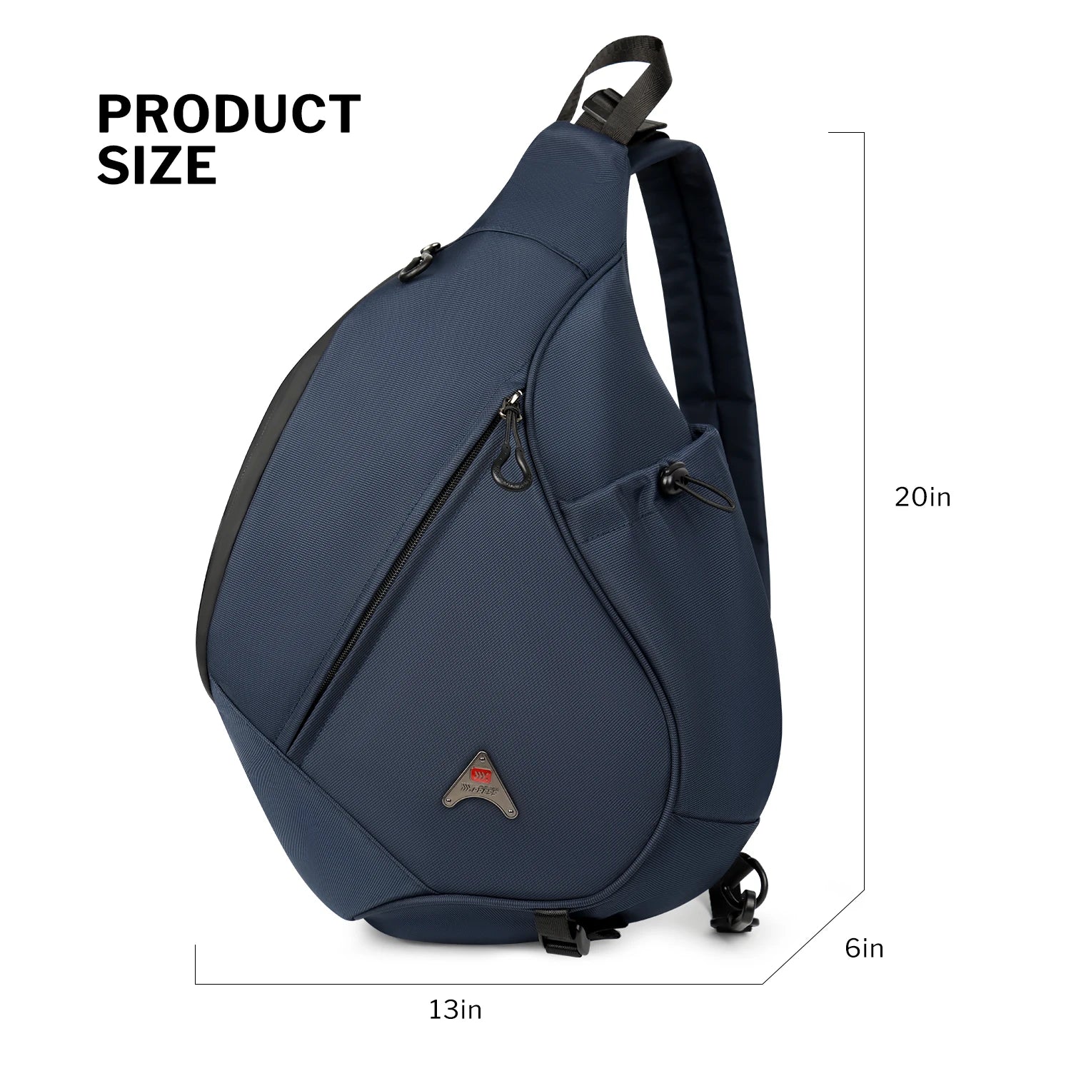 Large Capacity One Shoulder Backpack Men's Sling Bag Crossbody Unisex Outdoor Sports Travel Shoulder Bag