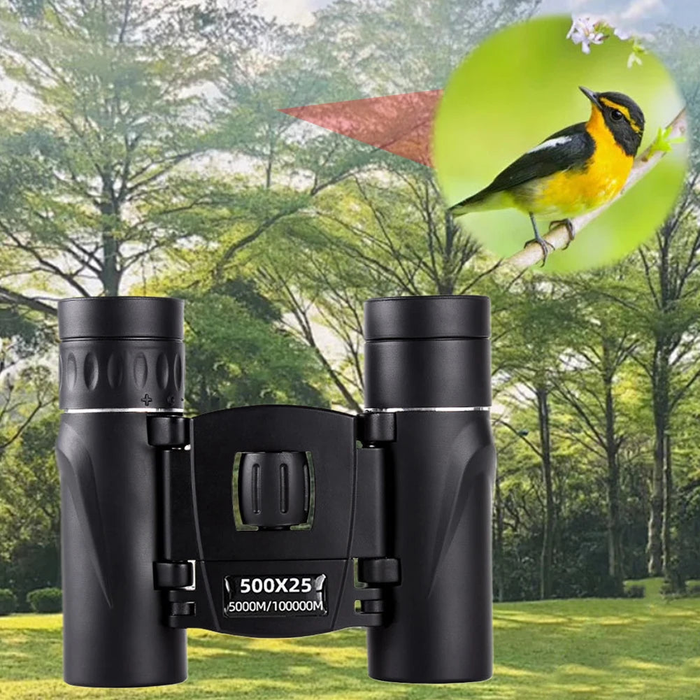 500x25 Binoculars Long Range Telescope Portable Binoculars Professional Binoculars for Hunting Sports Outdoor Camping Travel