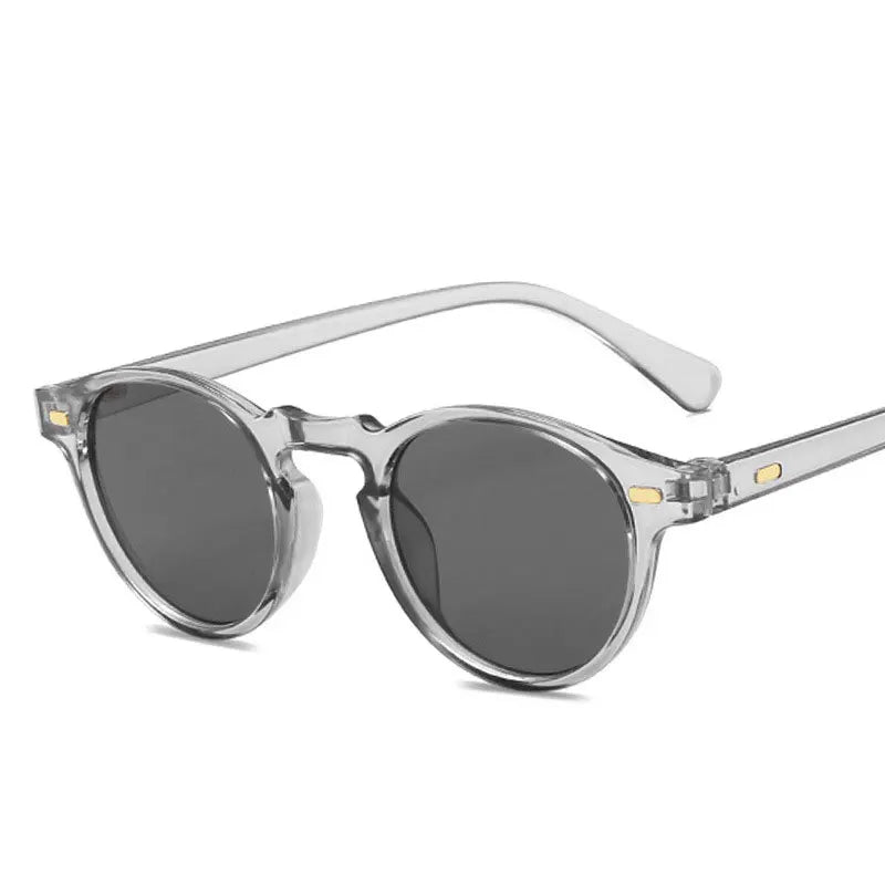 Men Fashions Oval Small Sunglasses Clear Classic Sun Glasses Trends for Transparent Shades for Women Street Fashion Sunglasses