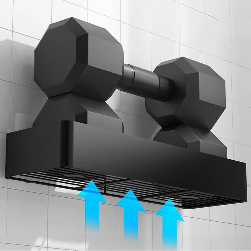 2 Packs Black Shower Storage Rack Wall Mount Bathroom Organizer Shelf With Hooks Kitchen Decoration Shelves On Wall