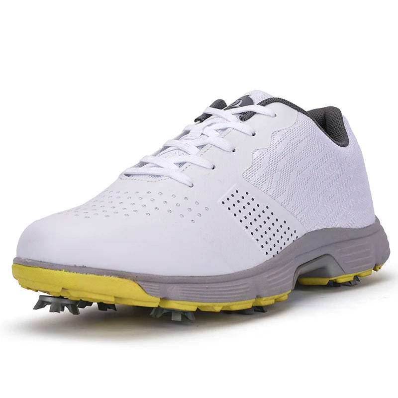 Men Professional Golf Shoes Men Spikes Golf Sneakers Anti Slip Walking Footwears