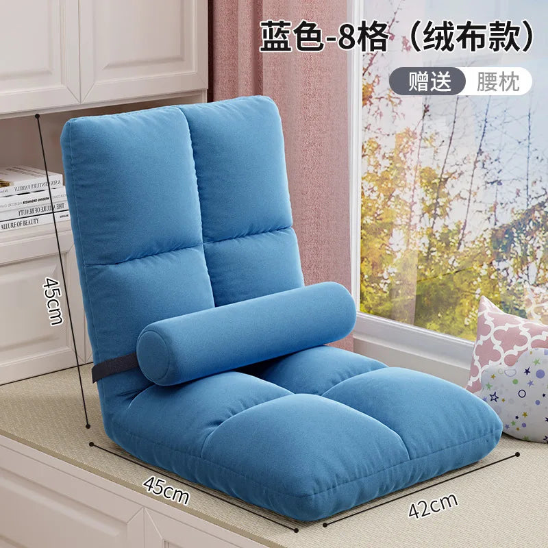 Lazy Person Sofa Single Bedroom Bay Window Tatami Folding Backrest In Bed Dormitory Sleepable And Reclining Small Sofa Cushion