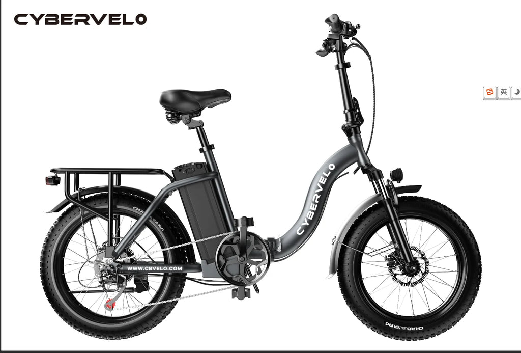1000W Folding Electric Bike,48V 20.8AH Removable Battery EBike,30+MPH,80 Miles Max Range Electric Bike for Adults, 20" Fat Tire