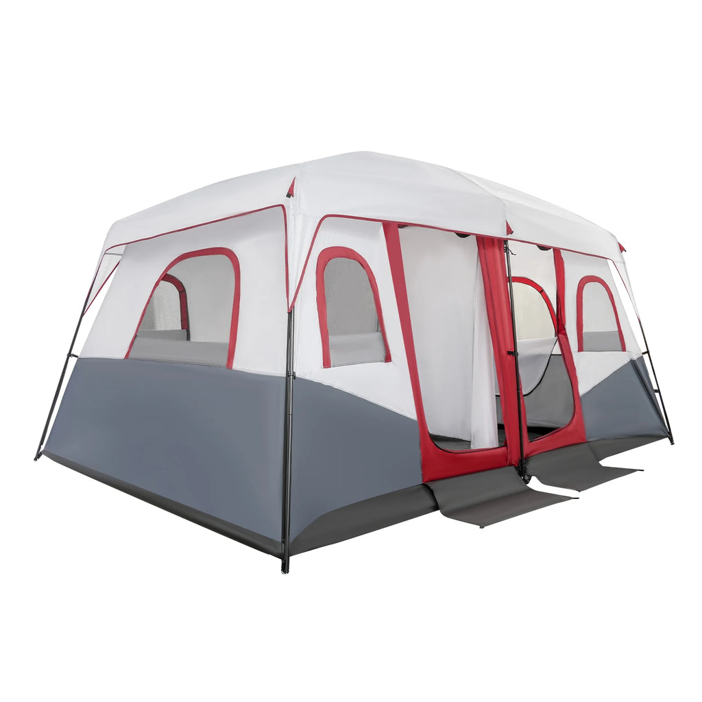 Large Tents for Camping Portable Family Tent for Outdoor Camping and Backyard with Room Divider 8-12 People Accommodation