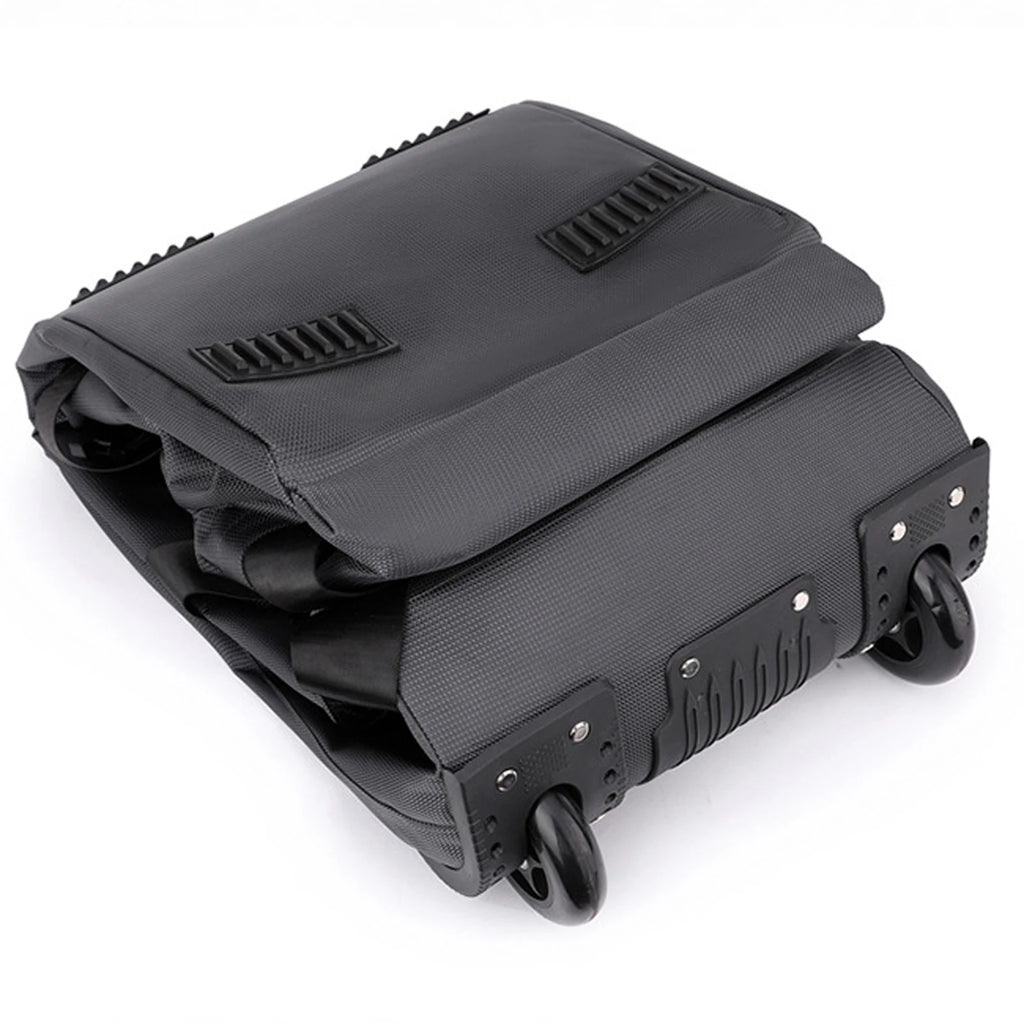 Wheeled Duffel Bag Rolling Garment Bag Large Portable Overnight Suitcase Backpack for Beach Business Trip Camping Storage Bag