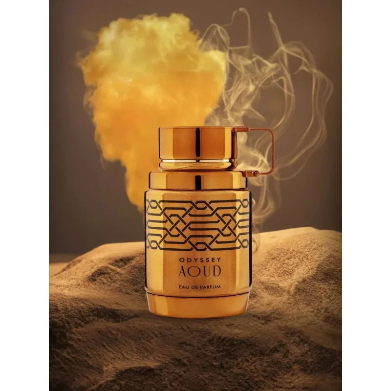 Armaf Odyssey Aoud Eau de Parfum Spray 100ml Original Arab Perfumes Lasting Woody Spicy Pheromones Perfume Cologne Makeup Gifts