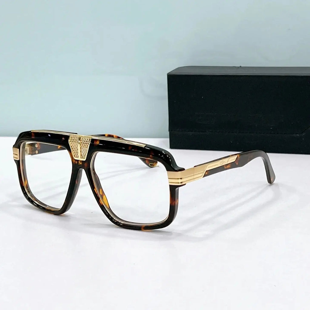 Original CCAZAL MOD678 Luxury Classic Square Acetate Frame Men Sunglasses Premium UV400 Gradient Popular Women Couple Eyewear